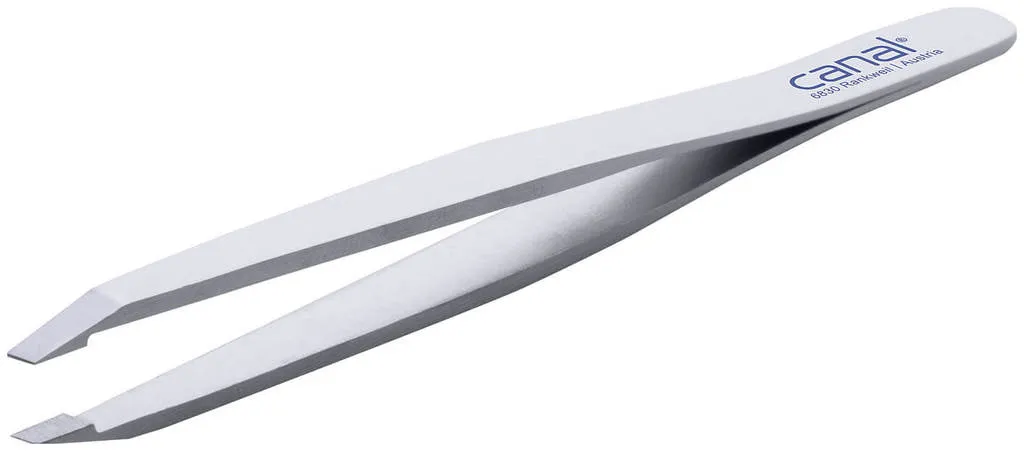 Canal Haarpinzette gerade 9cm