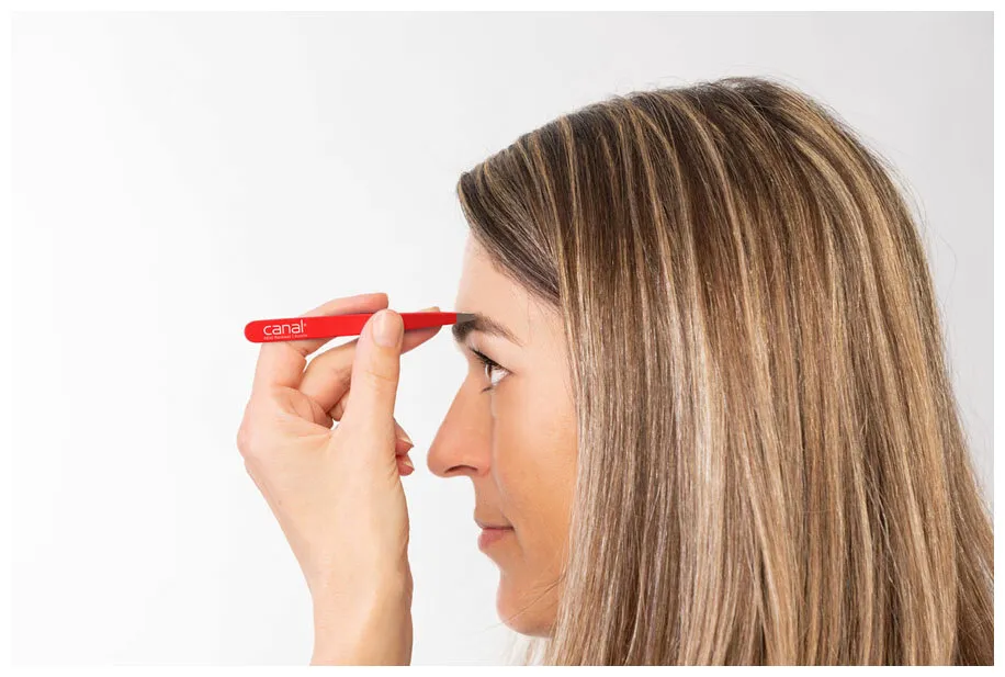 Canal Haarpinzette gerade 9cm