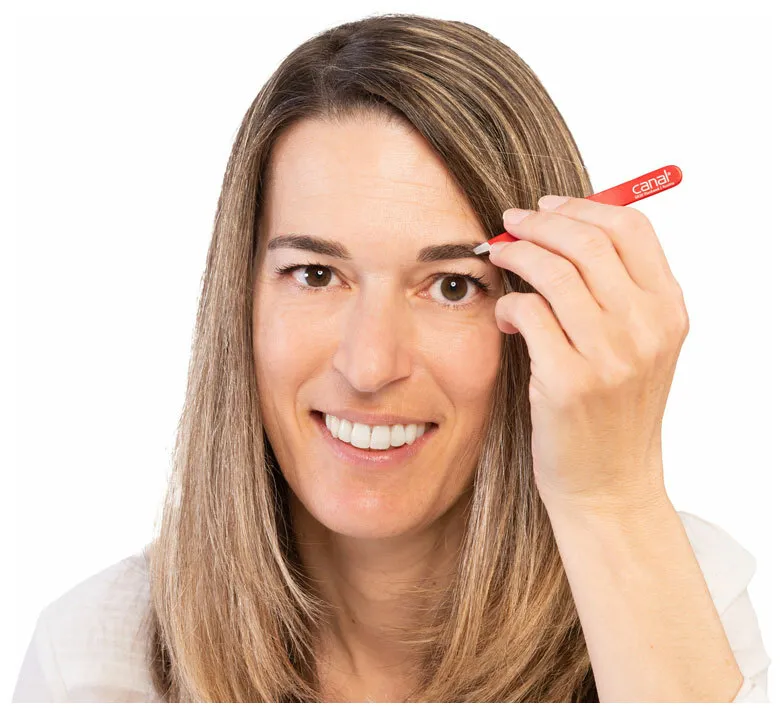 Canal Haarpinzette schräg