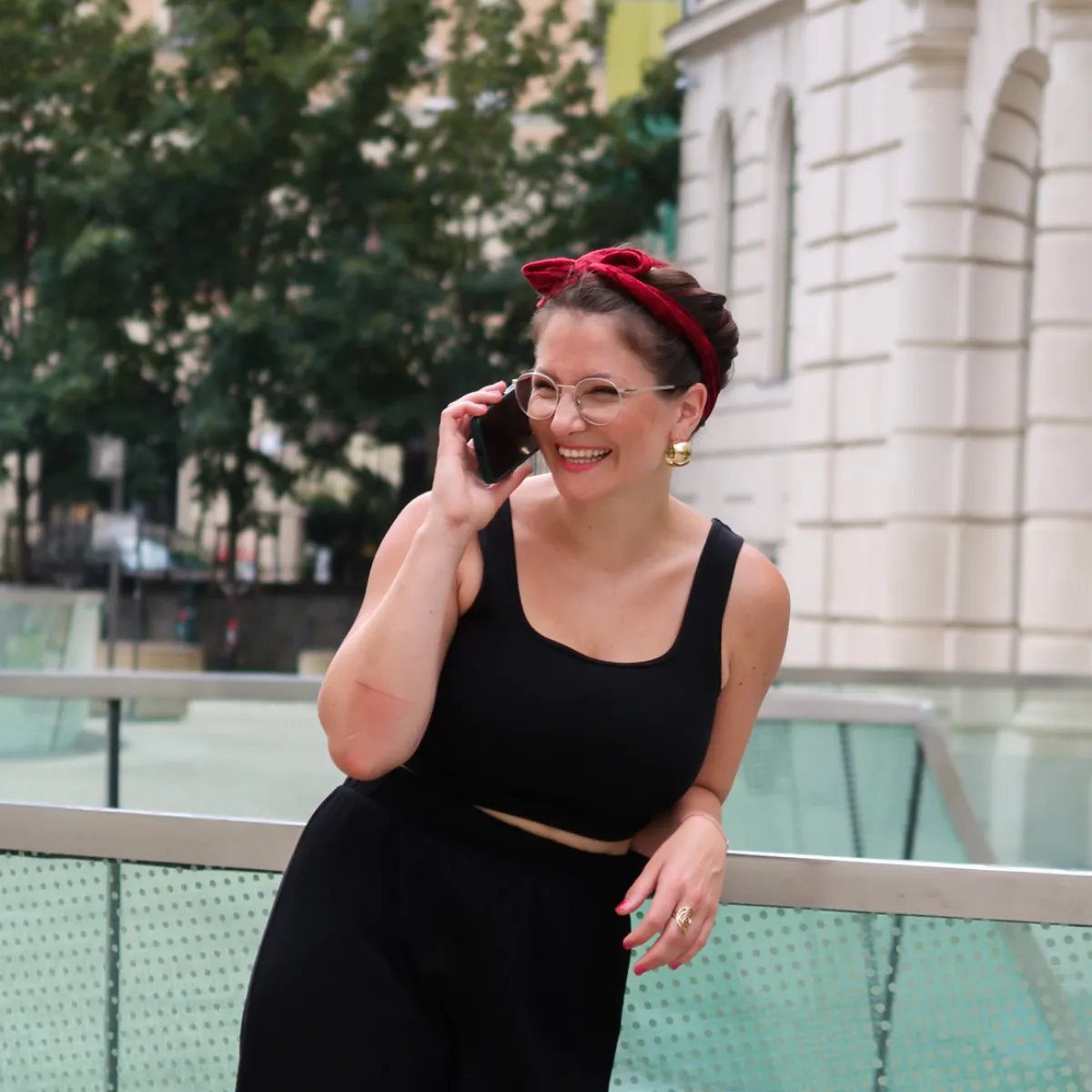 Lotta Curls Lockenband Bordeaux Red