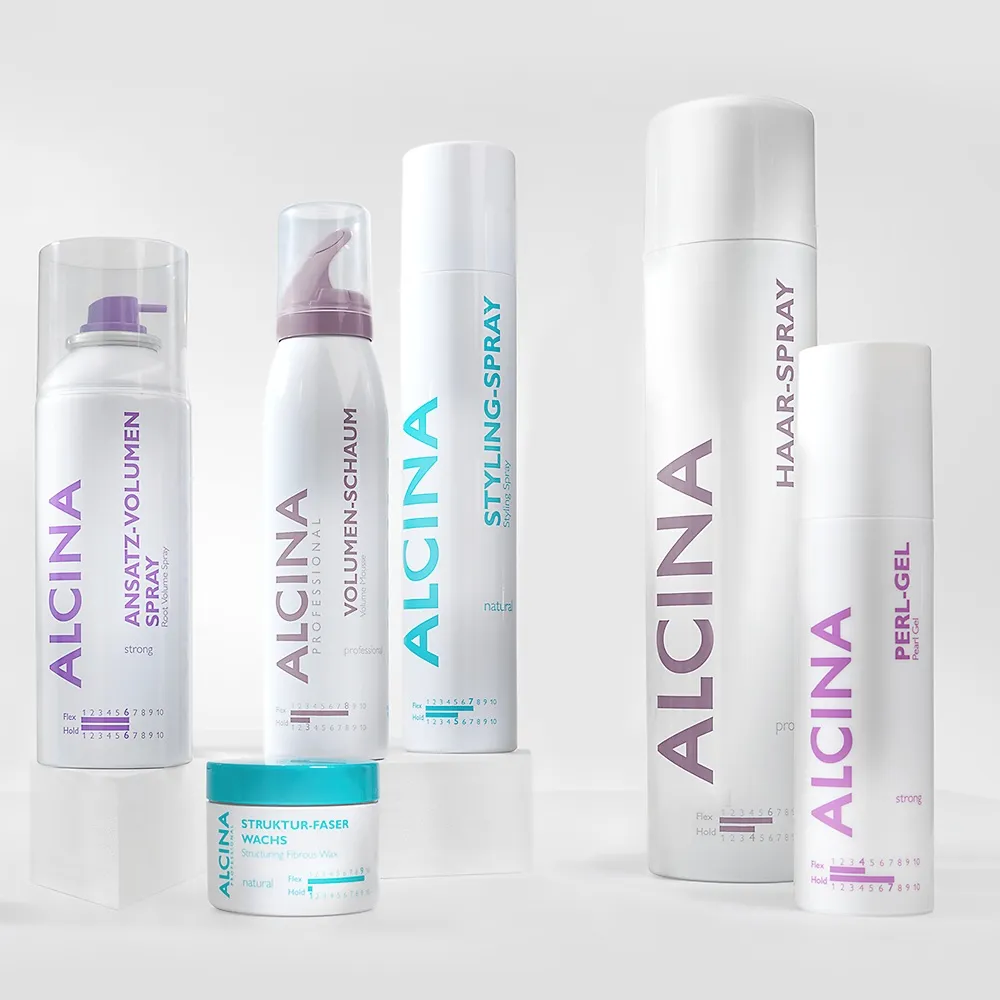 Verschiedene Alcina Styling Produkte