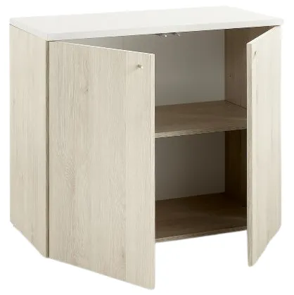 Xanitalia Solido Natural Servicemöbel Lärche Natur/Laminat Weiß