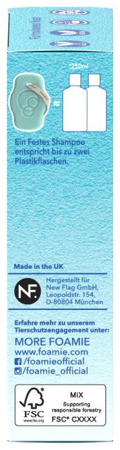 Foamie Hyaluron Shampoo Bar Feste Pflege für Feuchtigkeit