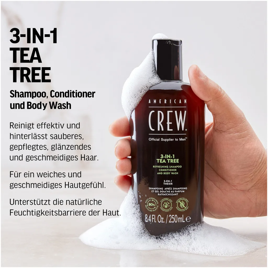 American Crew 3 in 1 Tea Tree Shampoo