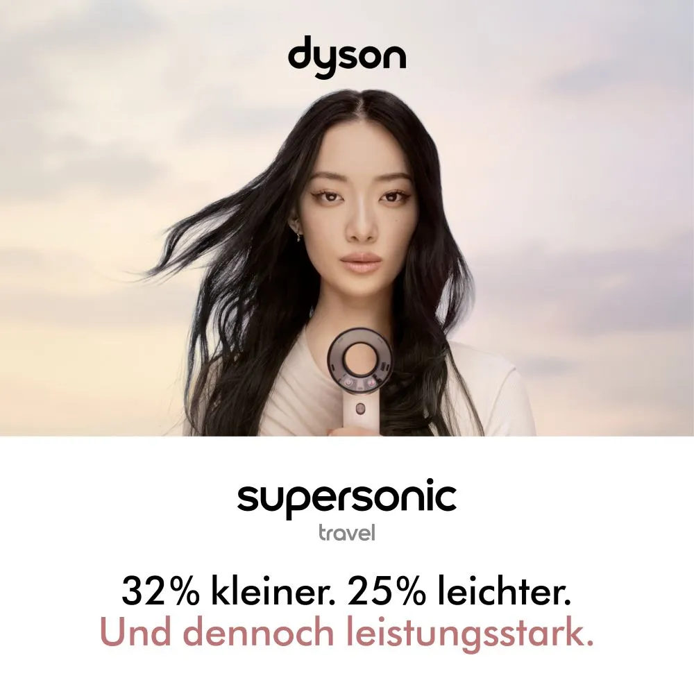 Dyson Supersonic Travel Haartrockner Ceramic Pink/Roségold