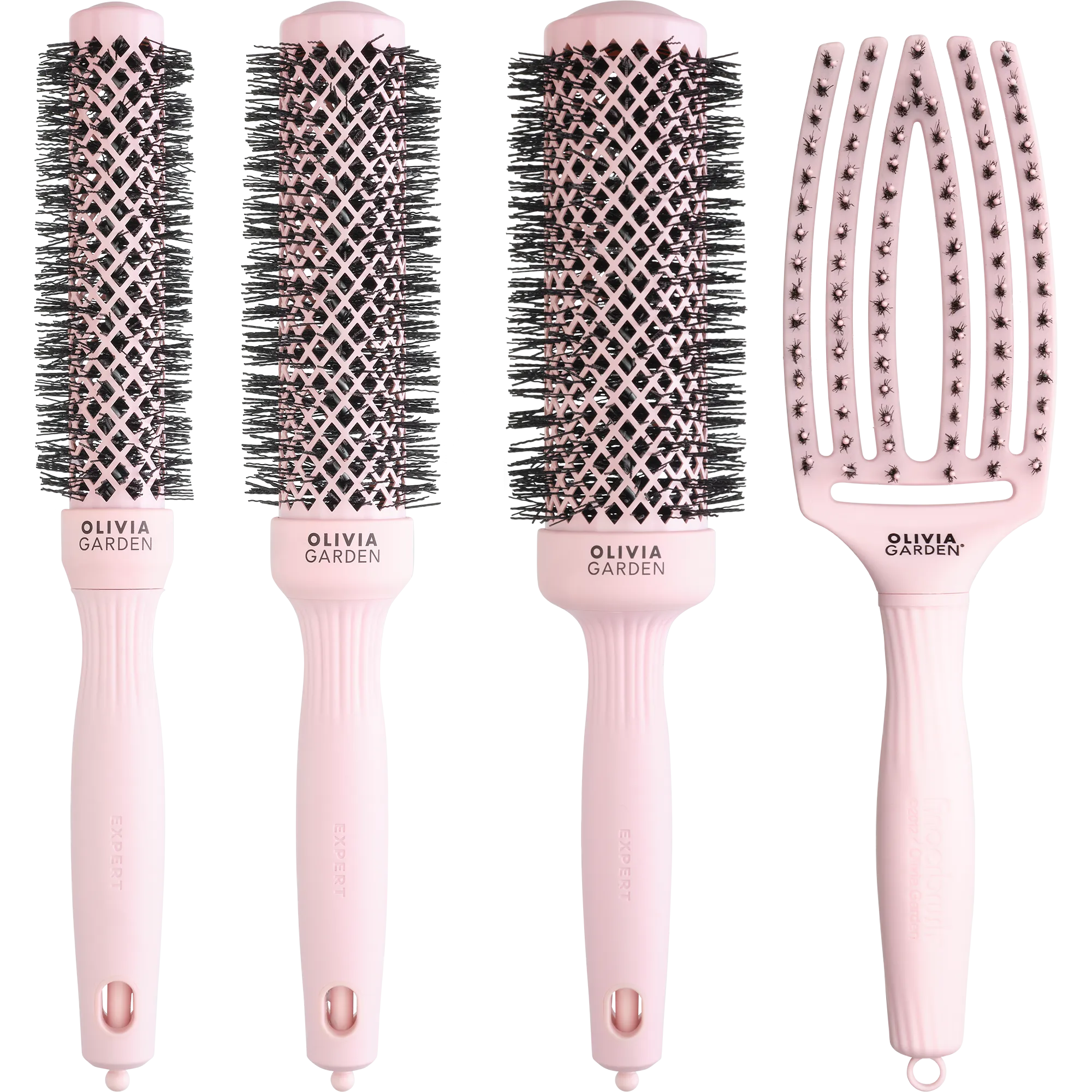 Olivia Garden Expert Blowout Speed Pastel Pink 4er