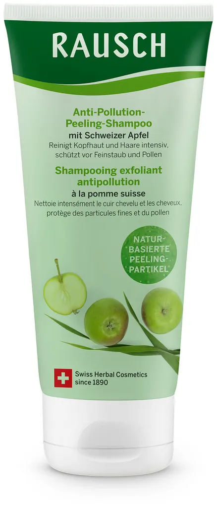 Rausch Anti-Pollution-Peeling Shampoo mit Schweizer Apfel