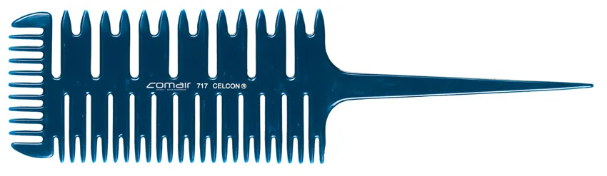 Comair Färbe und Strähnenkamm 717 Blue Profi-Line