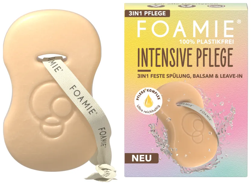 Foamie 3in1 Feste Spülung, Balsam & Leave-In ManeM agic
