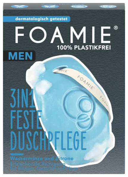 Foamie 3in1 Feste Duschpflege für Männer