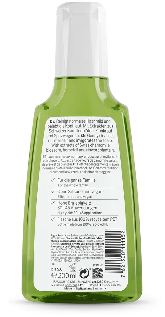 Rausch Pflege-Shampoo mit Schweizer Kräutern