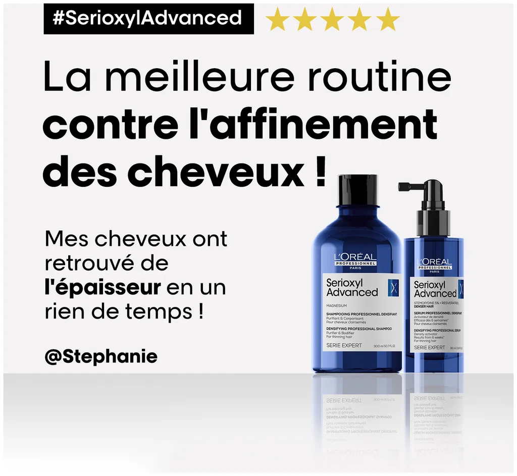 L’Oréal Serioxyl Advanced Anti-Thinning Purifier & Bodifier Shampoo