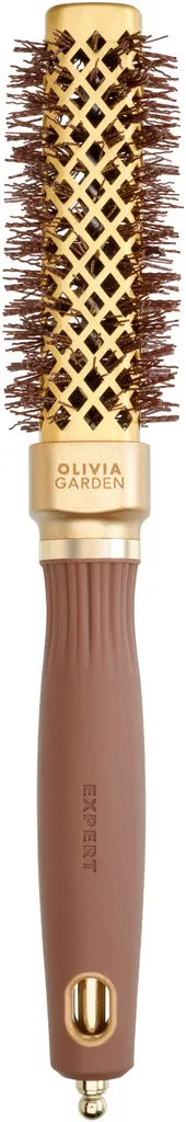 Olivia Garden Expert Blowout Straight mit gewellten Borsten Gold & Braun