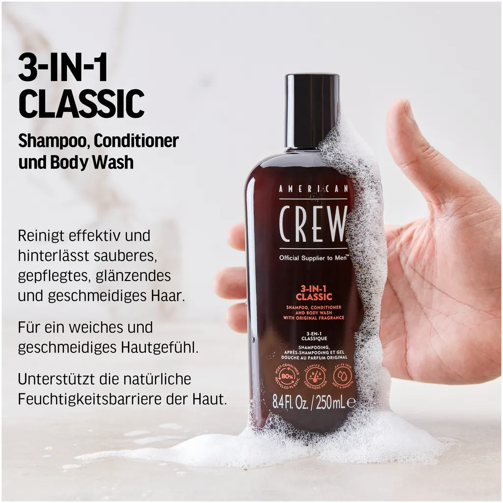 American Crew 3 in 1 Classic Shampoo
