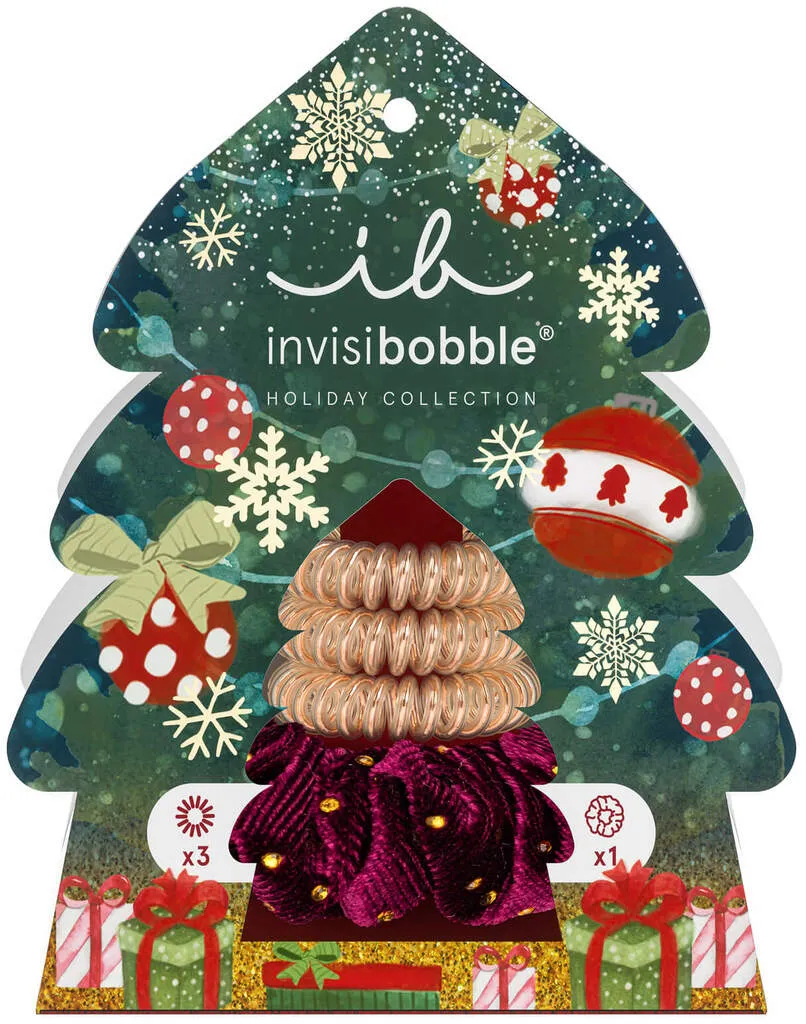 invisibobble SET Holidays Good Things Come in Trees