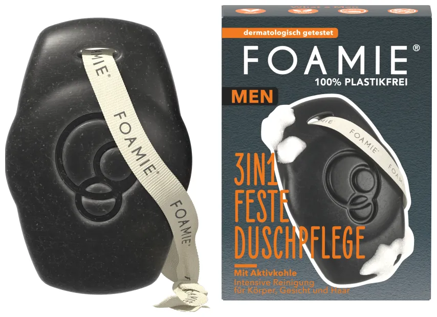 Foamie 3in1 Feste Duschpflege für Männer