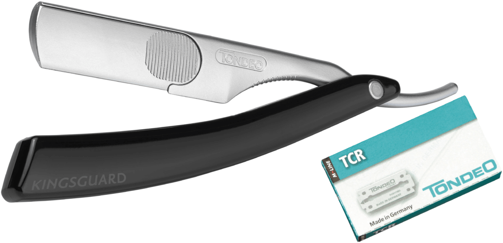Tondeo Barbers Toolbar Kingsguard inkl. 10 TCR Klingen