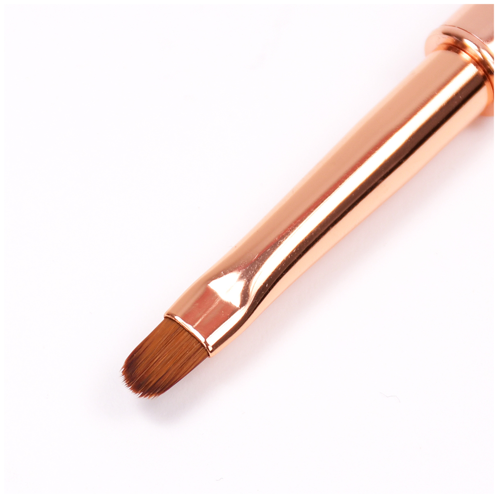 Juliana Nails Gelpinsel mit Kappe Oval Roségold