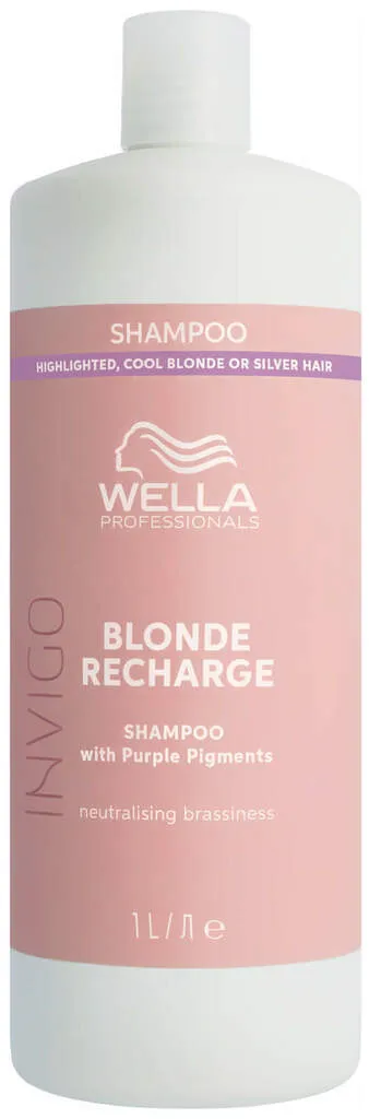 Wella Invigo Blonde Recharge Cool Blonde Color Refreshing Shampoo
