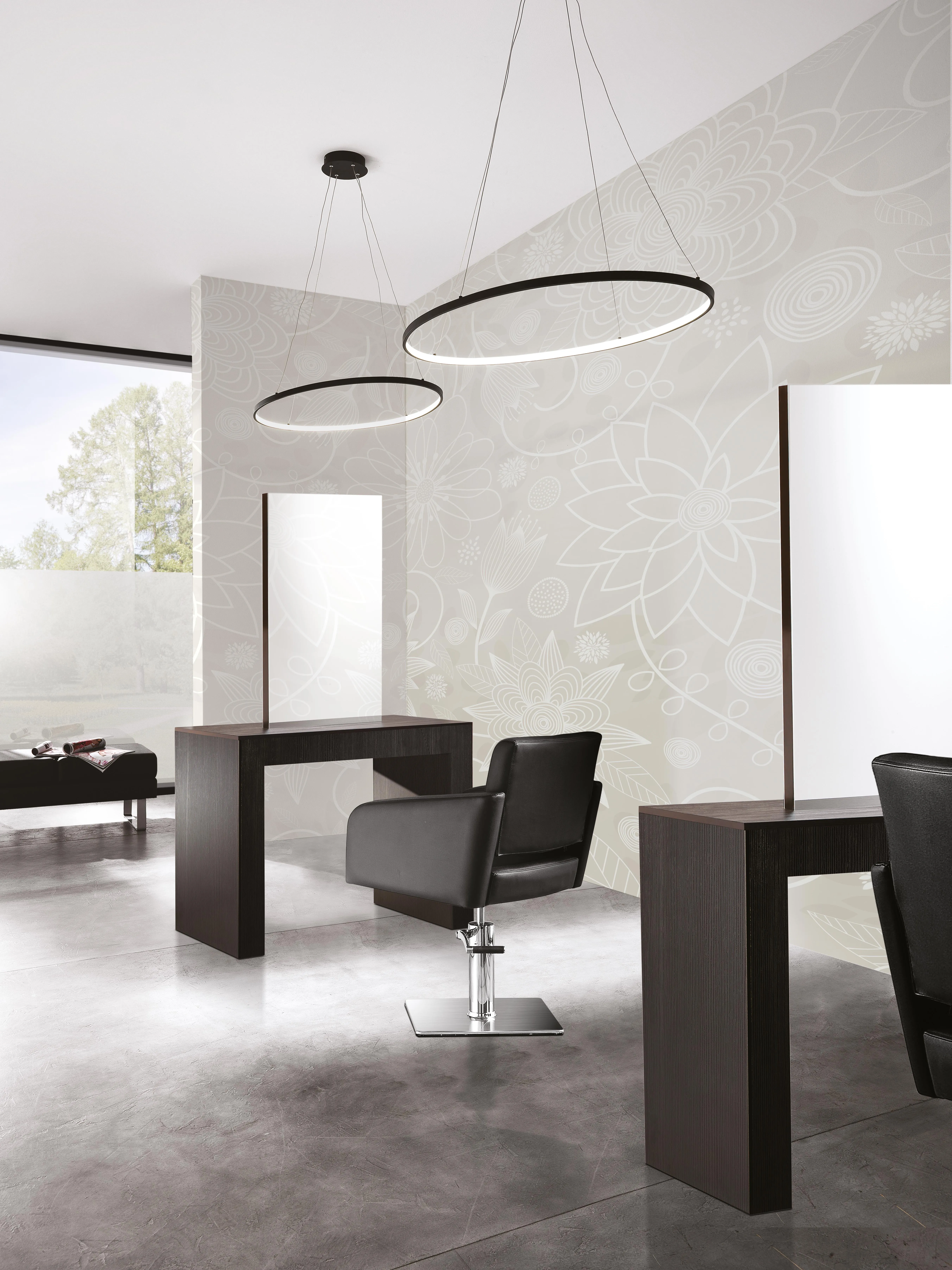 Xanitalia Gemini Duo Zweiseitiges Spiegelmöbel mit Konsole