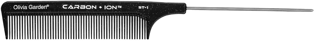 Olivia Garden Kamm ST-1 Carbon + Ion Nadelstielkamm 20,5 cm
