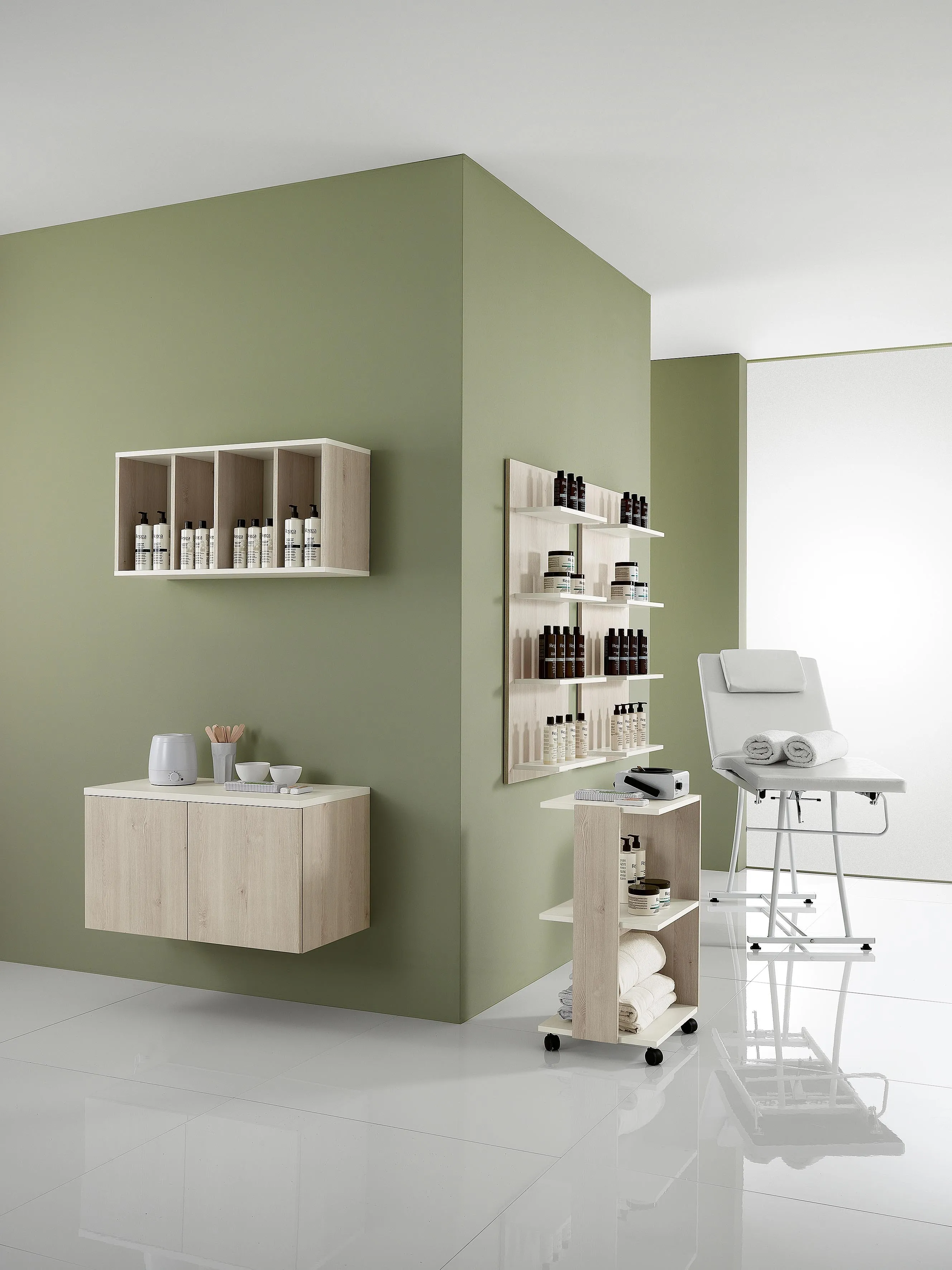 Xanitalia Volo Natural Hängender Serviceschrank