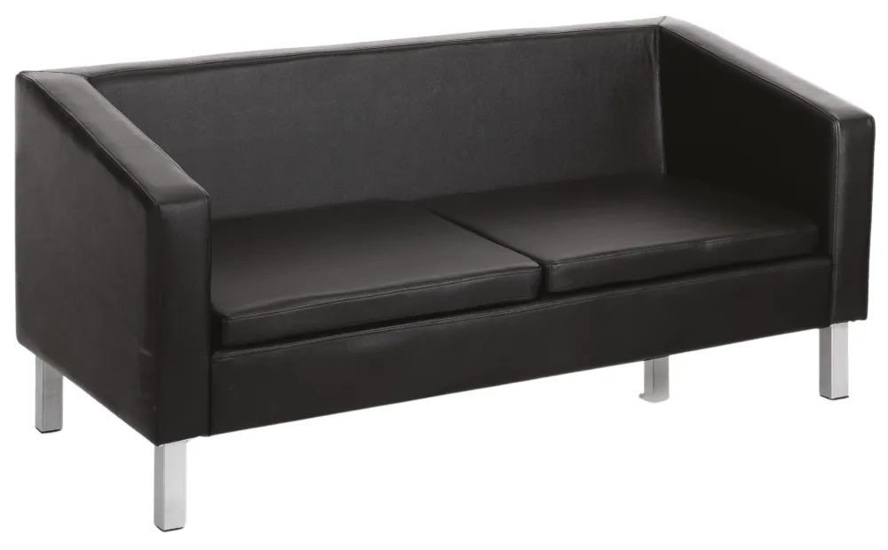Xanitalia Lucky Black Sofa für den Wartebereich