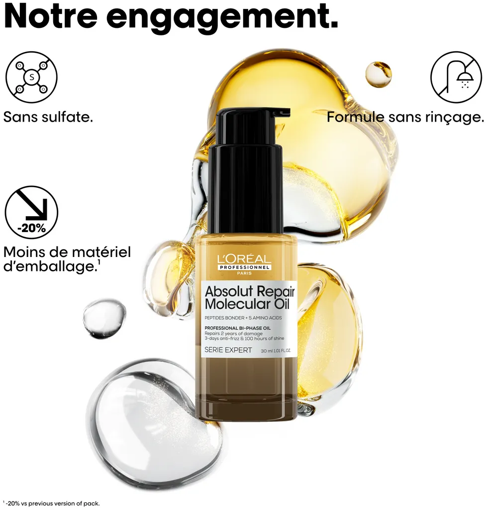 L'Oréal Professionnel Absolut Repair Molecular Bi-Phase Oil