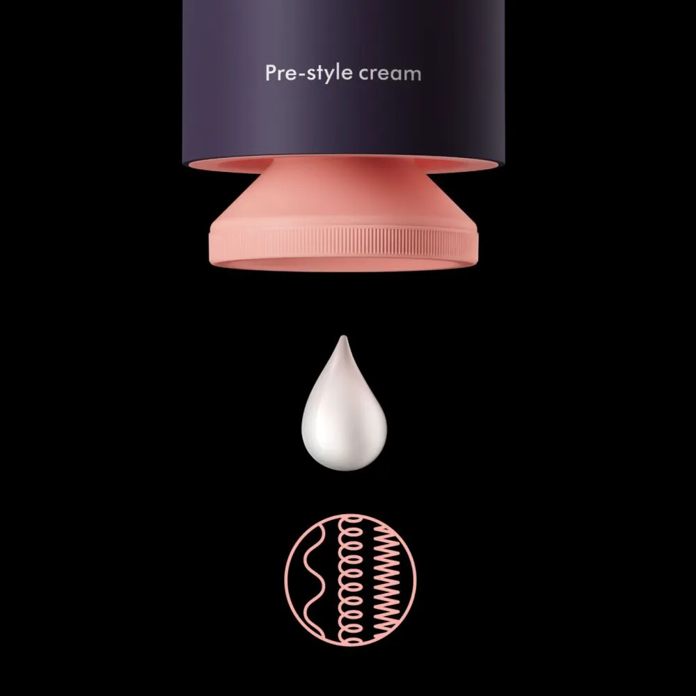 Dyson Chitosan™ Pre-Style Cream für ockiges bis krauses Haar - leichte Pflege