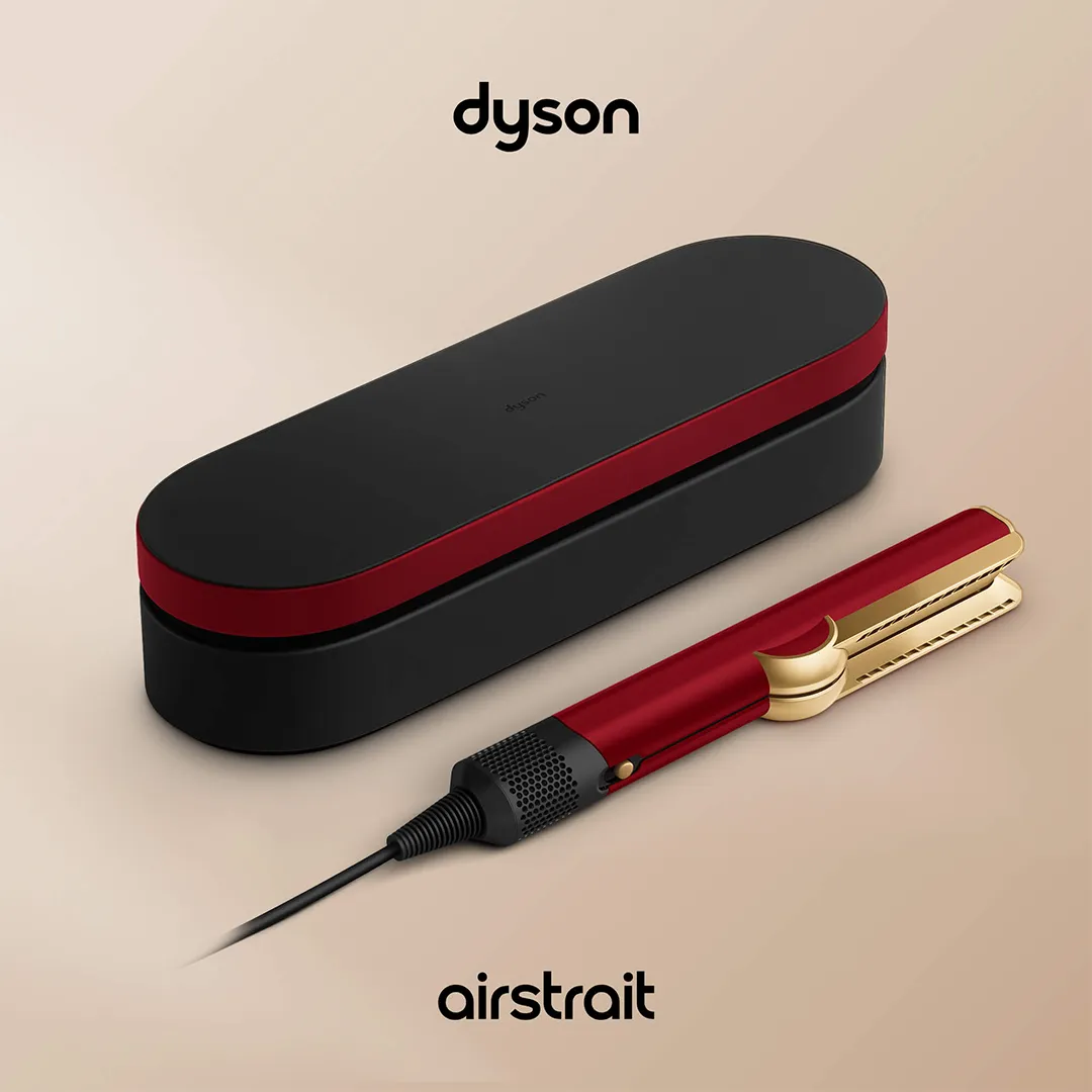 Dyson Airstrait™ Haarglätter samtrot/gold