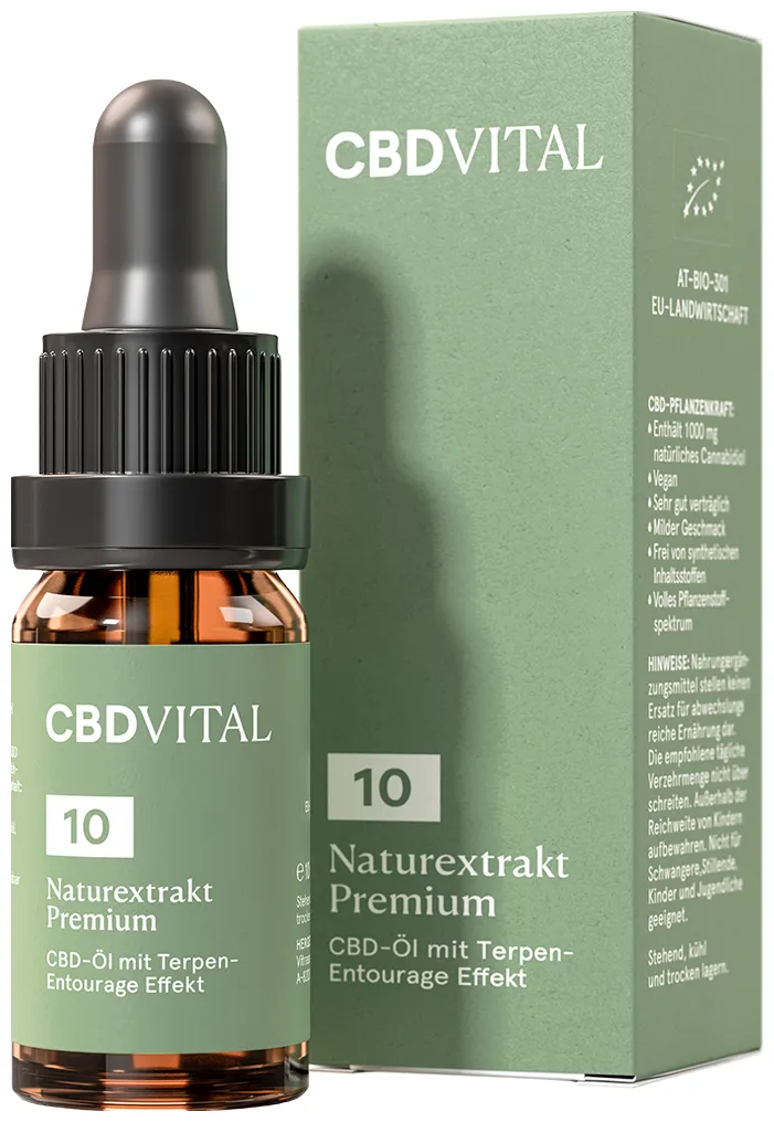 CBD VITAL Naturextrakt PREMIUM Öl 10%