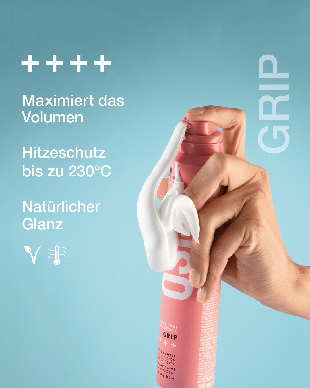 Schwarzkopf OSiS+ GRIP Extra Strong Mousse