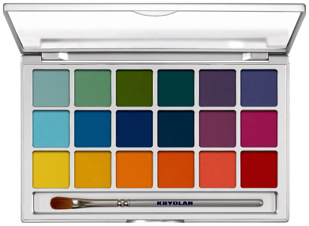 Kryolan Eye Shadow Variety 18 Farben