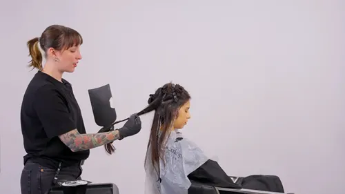 Handgemaltes Balayage Tutorial