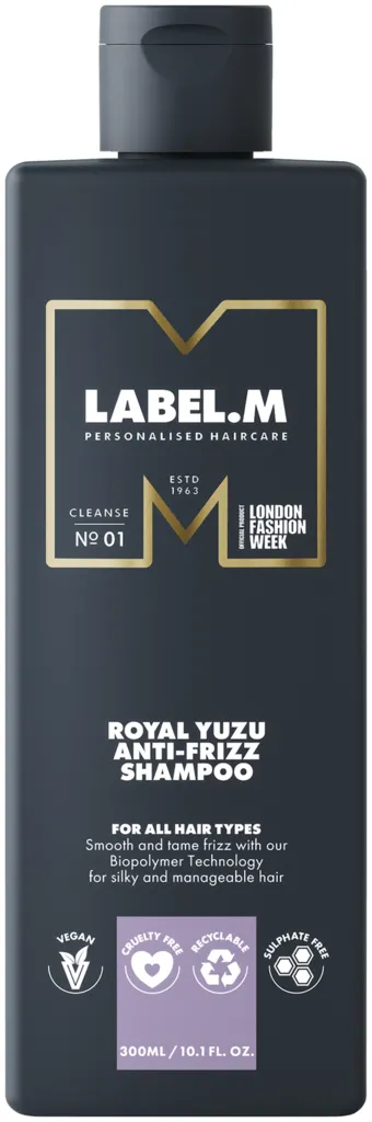 LABEL.M Royal Yuzu Anti-Frizz Shampoo